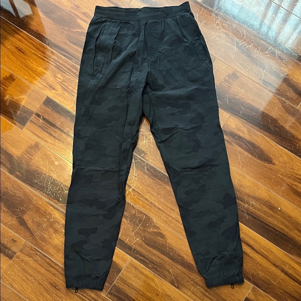 lululemon athletica Black Camo Surge Joggers